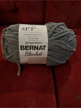 Bernat Blanket Yarn Skein - Dark Gray